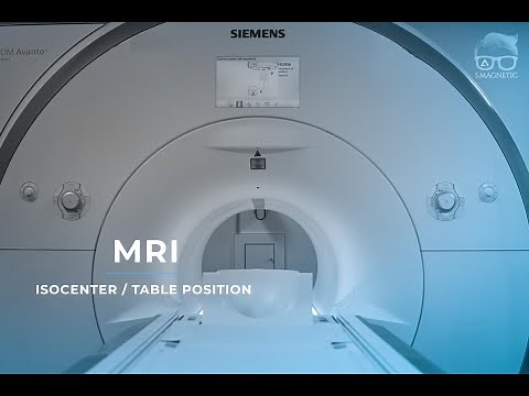MRI – ISOCENTER / TABLE POSITION