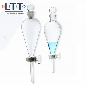 [Hot Item] Dispensing Funnel 250ml Top Glass Stopper Chemistry Laboratory Instruments Consumables