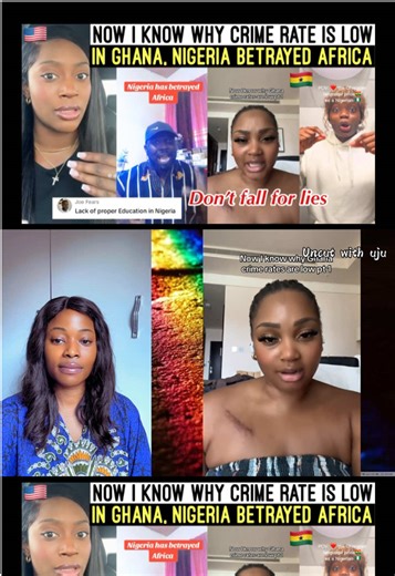 E DON BURST‼️😳 AFRICAN AMERICAN 🇺🇸SHARES WHY CR!ME RATE IN GHANA IS LOW COMPARED TO NIGERIA