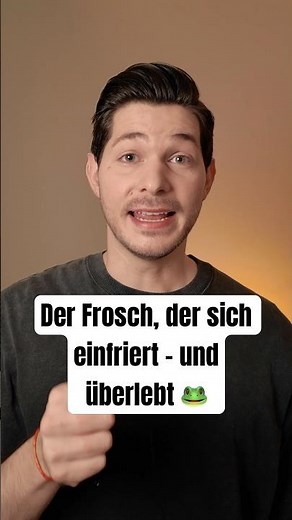 The frog that froze and survived 🐸 #knowledge #facts #funfact #animals #shorts