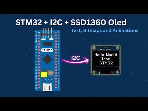 Interfacing SSD1306 OLED Display with STM32 via I2C (Step-by-Step Guide)