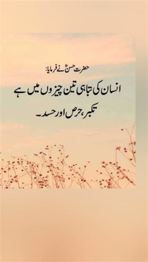 Hazrat Ali (R.A) Quotes in Urdu | Life Changing Islamic Quotes #islamic​ #shorts​ ‎