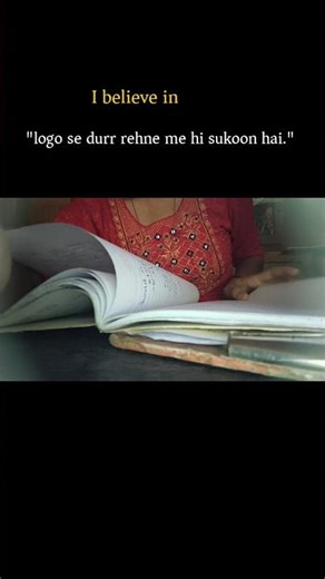 I believe in "logo se durr rehne me hi sukoon hai." #ytshorts #music #motivation #song #study #yt