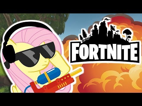 Fluttershy plays FORTNITE! 🍉 | FLUTTERNITE