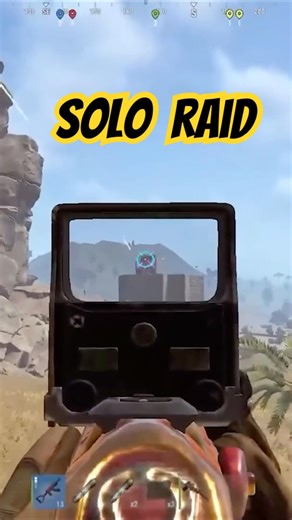 I solo raid my neighbor in rust #rust #rustpvp #rustraid