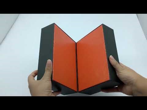 Luxury Double Door Rigid Gift Box for Massage Gun Packaging