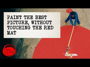 Paint The Best Picture Of The Taskmaster, Without Touching The Red Mat - FULL TASK