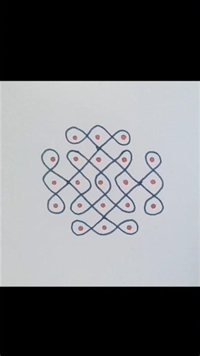 5×3×3#simplerangoli #muggulu #kampikolam #easykolamforbeginners shorts by kuttykolangal