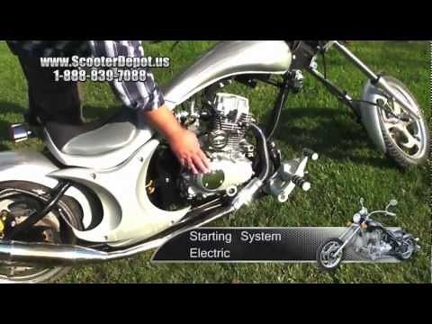 CP_D250A, Sunny 250cc Custom Built Street legal Chopper at ScooterDepot.us for $2,299