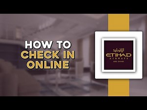 How To Check In Online on Etihad Airways (Easiest Way)
