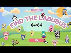 Roblox FIND THE LABUBUS (18 New Labubus) - All 64 Labubus