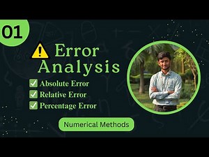 Error Analysis in Bangla | Chapter 1 | Numerical Methods