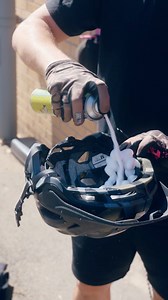 Your personal wingman 🤝 Smelling like yesterday’s leftovers? Then gear up with Foam Fresh. Perfect for your helmet and stinky pads! You 👃 what to do! #mucoff | Muc-Off