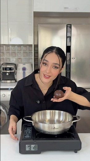 Hot chocolate bombs 🥹😍🍫‪@FitwaffleKitchen‬ 🤍#food #shorts ￼