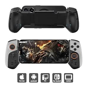 MAGIC BLOCK Retractable Gaming Wireless Controller, Cell Phone game controller for iPhone/Android/PC/Switch/Apple Arcade MFi Games