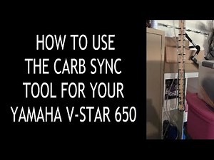 How to use the Carb Sync Tool on your Yamaha V-Star 650