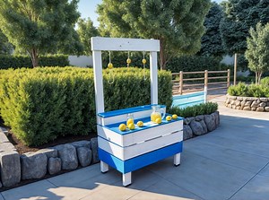 Lemonade Stand Plan: Step-by-step Woodworking Plans (PDF Download) - Etsy