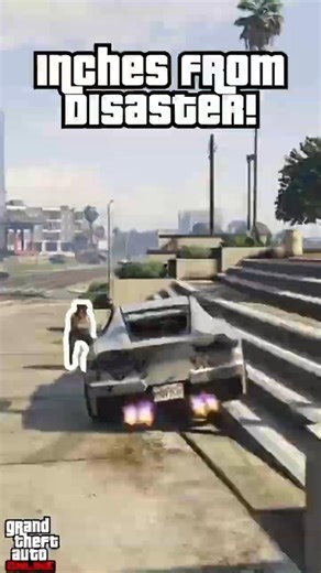 INSANE GTA Flip ALMOST Yeets NPC! #Shorts #gtaonline