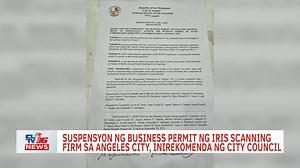 302K views · 1.3K reactions | Suspensyon ng business permit ng iris scanning firm sa Angeles City, inirekomenda ng City Council #CLTV36News #CLTV36NewsDigital | CLTV36 News | Facebook