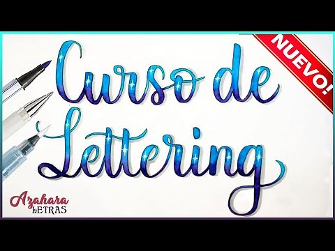 👩‍🎨 Aprende LETTERING: Un CURSO BÁSICO para PRINCIPIANTES
