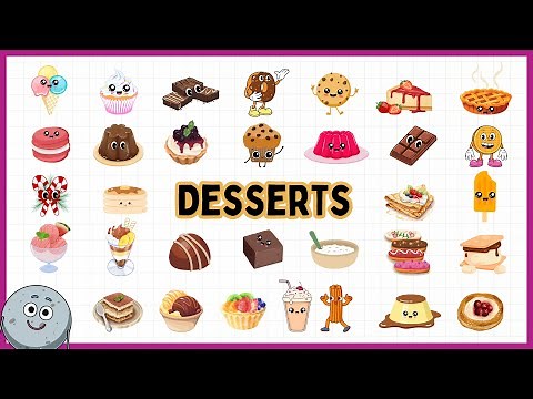 32 Desserts Names for Kids - Learn Sweet Treats for Children