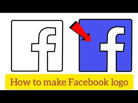 🔥 How to Draw Facebook Logo | Easy & Satisfying Drawing | the_xahir