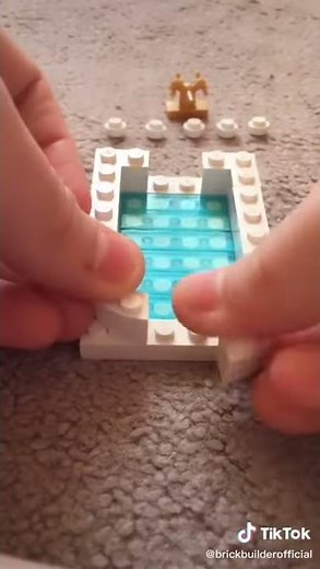 How to build a Lego Bathroom Video from (@brickbuilderofficial)