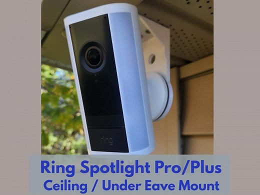 Ring Spotlight Pro & Plus Ceiling/under Eave Mount - Etsy