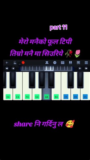 Exploring Aadhunik Songs on Piano