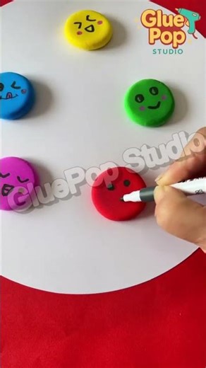 Cute Clay Button Art 🎨 #short #viral #diyart #diy