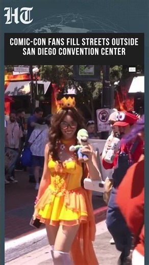 Comic-Con 2026: Thousands Of Fans Gather Outside San Diego Convention Center | #shorts