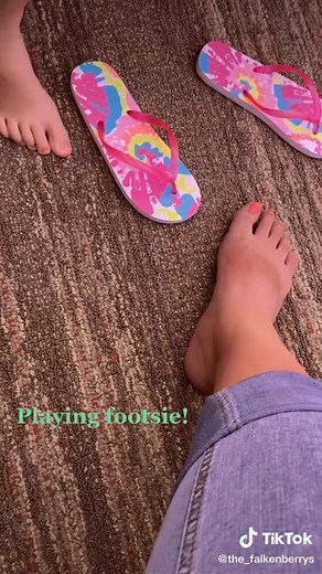 Playing Footsie with My Daughter | Fun Footsie Comparison