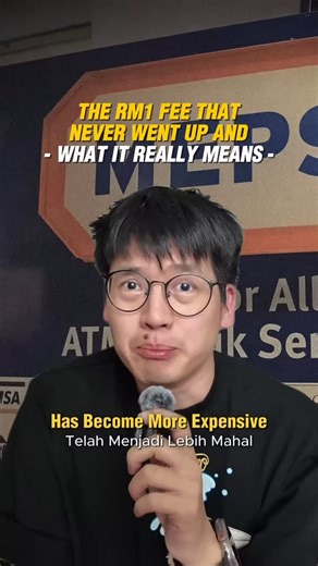 Timothy Tiah on Instagram: "Malaysia’s MEPS ATM fee has stayed at RM1 for more than two decades. But it didn’t stay low because ATM costs stayed low. It stayed low because Malaysia outgrew cash. As digital payments surged, ATM withdrawals fell sharply. Banks removed low-usage machines. Variable costs dropped. And Bank Negara kept the RM1 fee frozen to protect consumers and maintain access to cash."