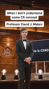 Professor @davidjmalan has always got your back. Search for CS50 on YouTube or enroll at cs50.edx.org. | CS50