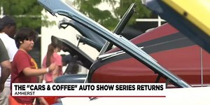 ‘Cars and Coffee’ auto show in Amherst highlights over 40 classic cars