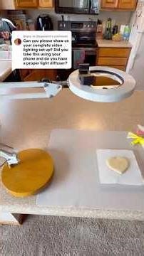 I use a Shop Canvas Ring Light/Phone Holder and I record everything using my iPhone #behindthescenes