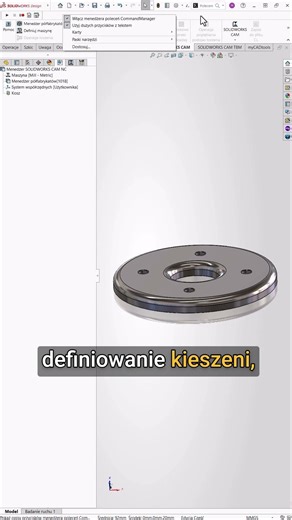 Interaktywne definiowanie własności 2.5-osiowych w SOLIDWORKS CAM
