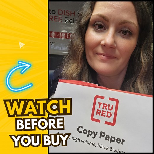 Watch My Review of Tru Red Copy Paper on Amazon Live