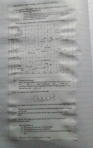 SECTION B: MAP WORK AND TOUR PLANNINGIn this suction of the pa... | Filo