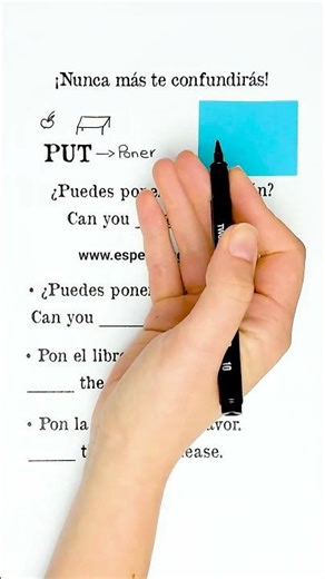 🤩 I'LL EXPLAIN THESE WORDS 'PUT' OR 'PLAY' 👉 WHICH ONE TO USE IN ENGLISH? 🧠 in less than 1 MINUTE...