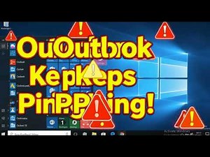 How to fix New Outlook keeps pinning itself to the taskbar in Windows 10