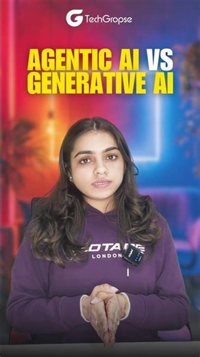 Generative AI vs Agentic AI | AI That Creates vs AI That Acts | Key differences