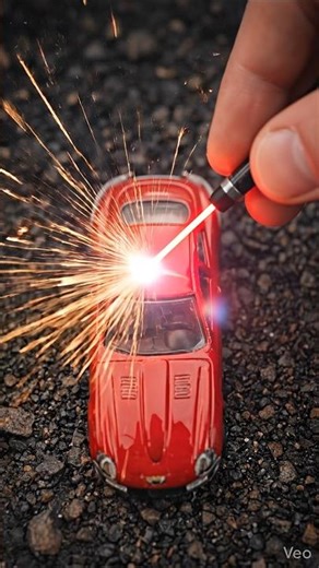Part 2: Cutting a Toy Car in Half with a Mini Laser | Satisfying Precision ASMR