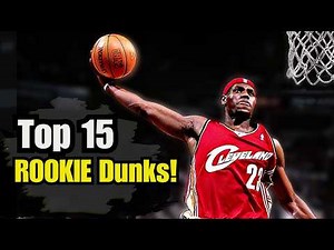 Top 15 Best Rookie DUNKS in NBA History