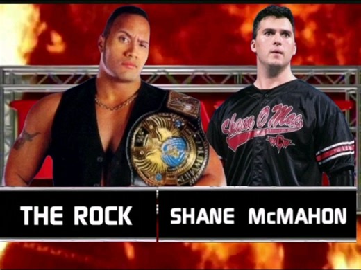 The Rock vs Shane McMahon（Raw2000周赛）