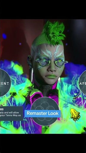 Comparison of Tenno's Look with Remaster Update!