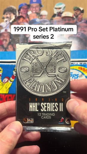 Unboxing 1991 Pro Set Platinum Series 2 Hockey Cards