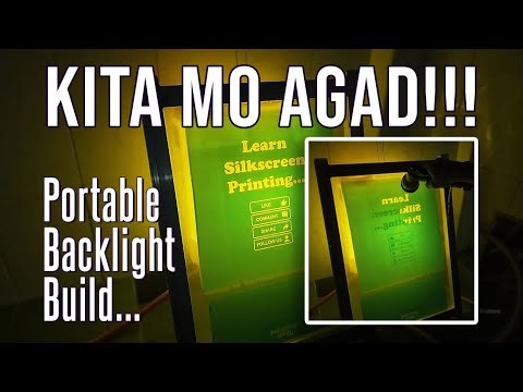 DIY Portable Backlight for Screen Printing