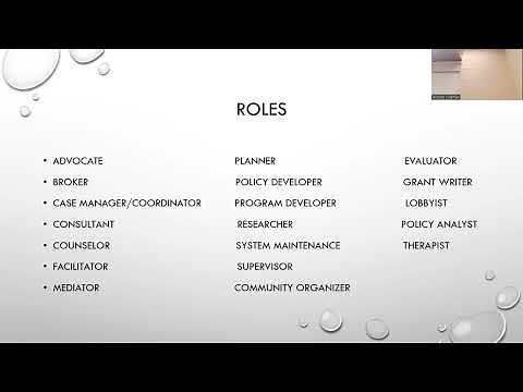 Social Work Competencies, Roles & Values
