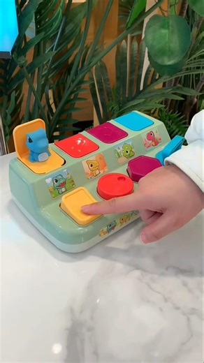 Color Button Pop Game Fun 🔴 Kids Learning Toy Satisfying Play #Shorts #Learning #Fun